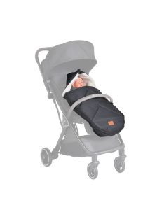 Cangaroo Luxe babakocsi lábzsák 42x80 cm hordozós fekete