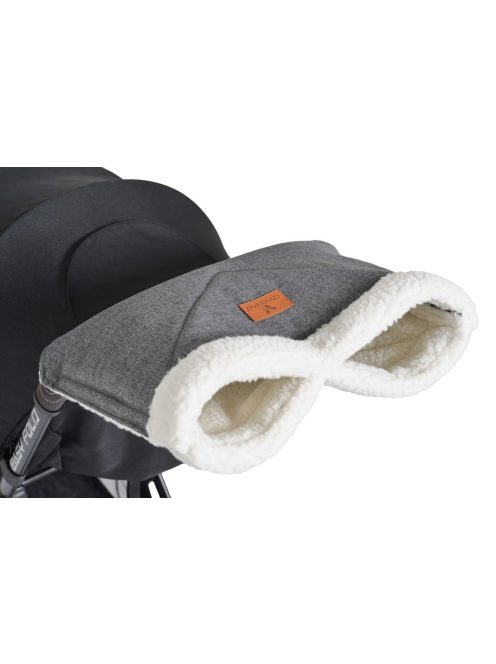 LUXE kézmelegítő babakocsira, muff SZÜRKE
