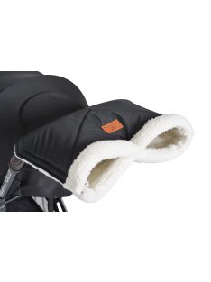 LUXE kézmelegítő babakocsira, muff FEKETE