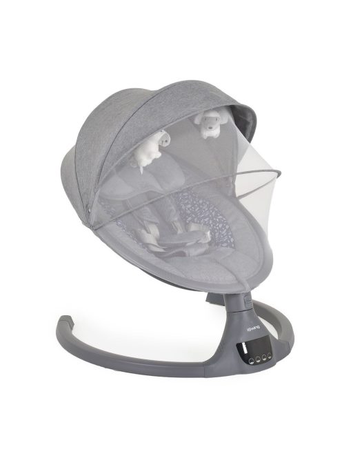 Iswing elektromos hinta, 9 kg, 5seb., szúnyoghálóval GRAFIT