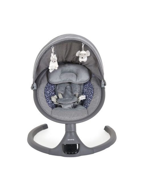 Iswing elektromos hinta, 9 kg, 5seb., szúnyoghálóval GRAFIT
