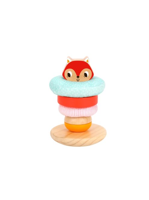 TOOKY Toy Fa torony rókás 7 dbos szett
