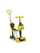 MONI Lollipop roller üléssel katicás sárga
