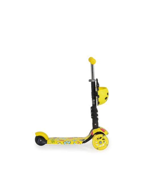 MONI Lollipop roller üléssel katicás sárga