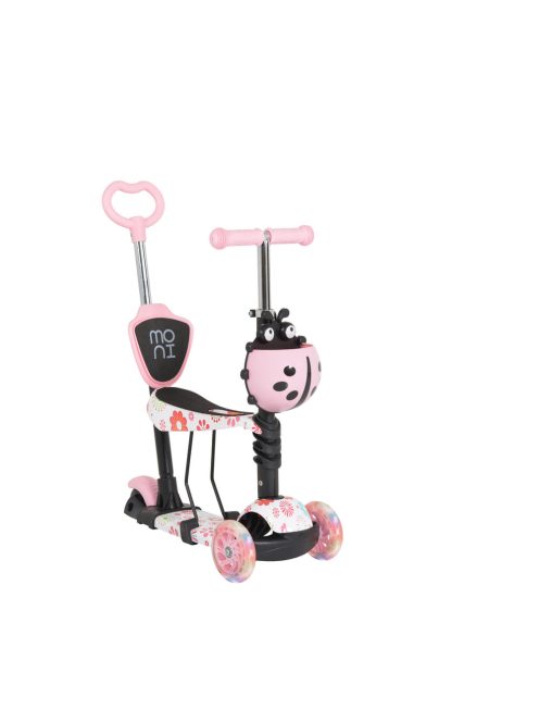 MONI Lollipop roller üléssel katicás pink