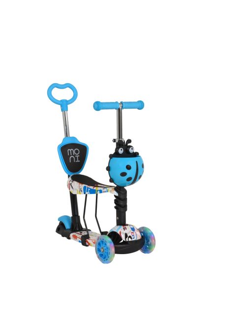 MONI Lollipop roller üléssel katicás kék