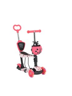 MONI Lollipop roller üléssel katicás piros