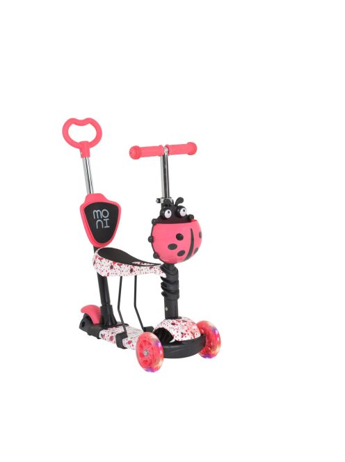 MONI Lollipop roller üléssel katicás piros