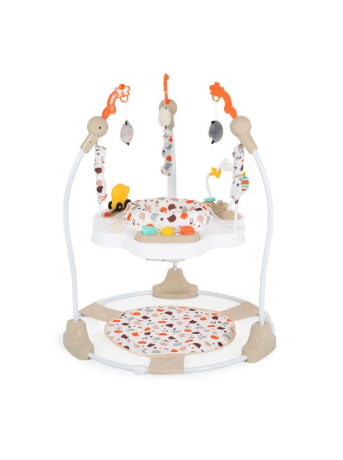 MONI Magic fun baba ugráló pasztel játékkal bézs