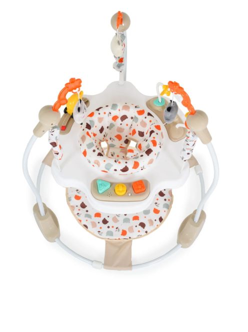 MONI Magic fun baba ugráló pasztel játékkal bézs