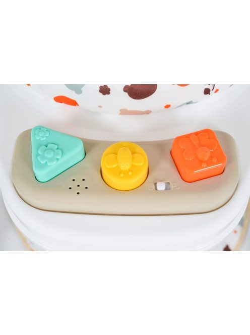 MONI Magic fun baba ugráló pasztel játékkal bézs