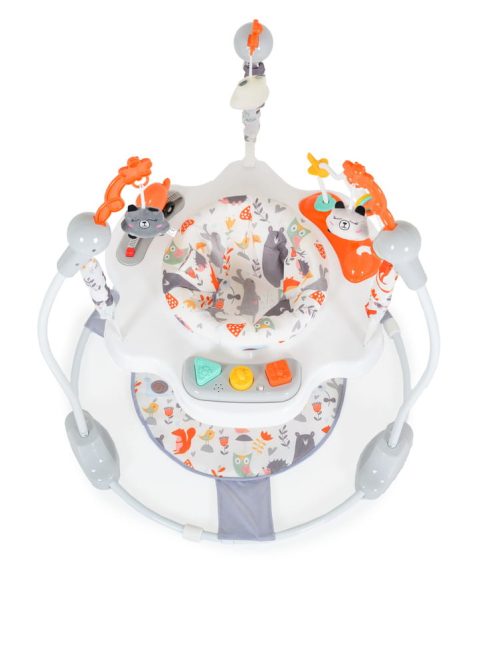 MONI Magic fun baba ugráló pasztel játékkal narancs