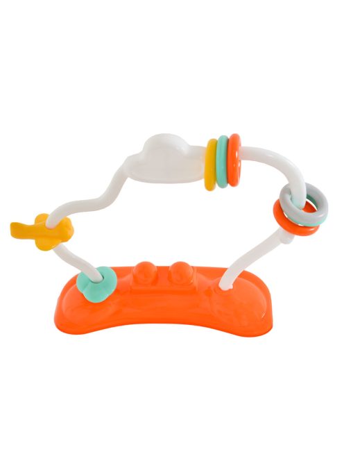 MONI Magic fun baba ugráló pasztel játékkal narancs