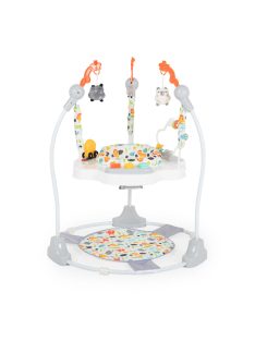 MONI Magic fun baba ugráló pasztel játékkal szürke