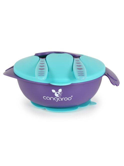 JELLY TÁL készlet villával és kanállal 300ml KÉK