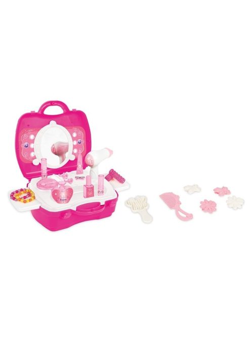 PILSAN fodrász szett babáknak bőröndben PINK