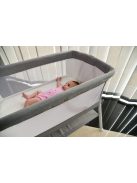 MONI Kalinihta újszülött babaágy önálló, 11 kg, 1 szint fehér láb bézs
