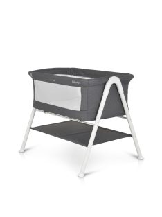   MONI Kalinihta újszülött babaágy önálló, 11 kg, 1 szint fehér láb grafit