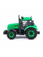 Polesie Toys  91222 lendkerekes, hátrahúzós traktor ZÖLD