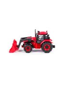 Polesie Toys  91864 tolólapátos traktor PIROS
