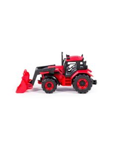 Polesie Toys  91864 tolólapátos traktor PIROS