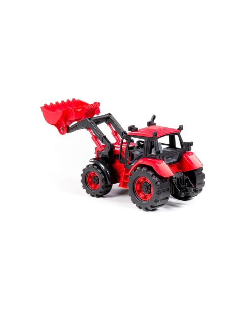 Polesie Toys  91864 tolólapátos traktor PIROS