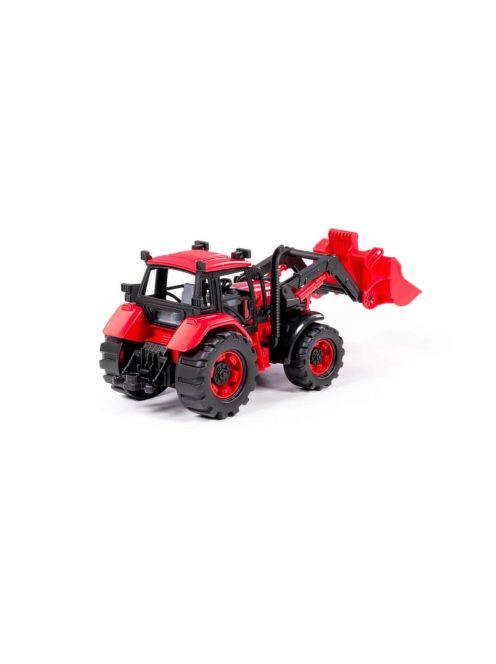 Polesie Toys  91864 tolólapátos traktor PIROS