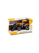 Polesie PROGRESS farm traktor 24 cm FEKETE/SÁRGA