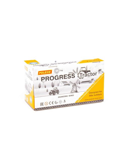Polesie PROGRESS farm traktor 24 cm FEKETE/SÁRGA