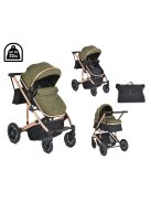 MONI Thira 0-22kg babakocsi sport/mózes zöld