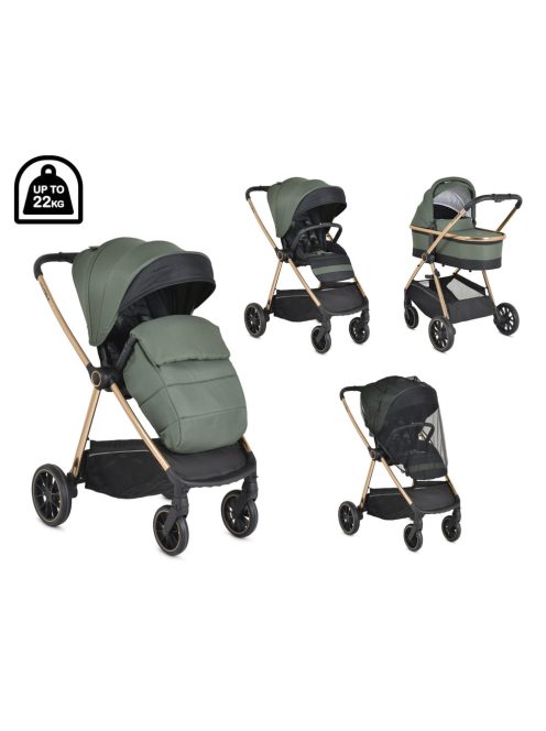Cangaroo Hydra 2in1 babakocsi zöld
