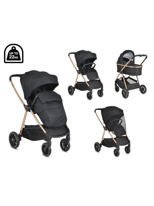 Cangaroo Hydra 2in1 babakocsi fekete