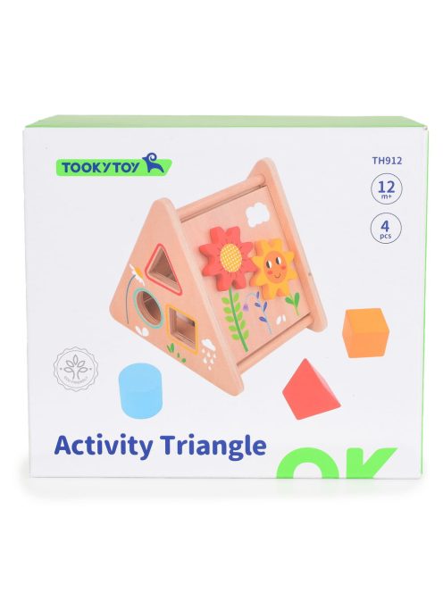 TOOKY Toy bedugós fajáték háromszög