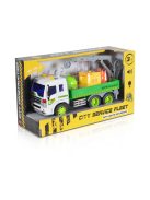 Moni Toys Kisautó szelektív kukákkal 1:16 színes
