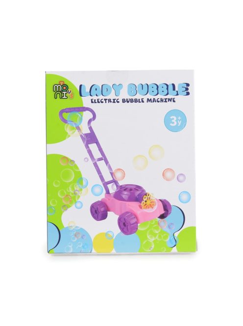 BUBBLE Lady fűnyíró buborékfújós PINK/LILA