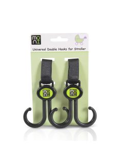 HOOKS akasztó, univerzális 2db FEKETE