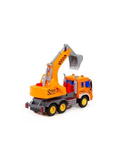 Polesie Toys  exkavátoros teherautó City SÁRGA