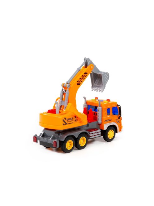 Polesie Toys  exkavátoros teherautó City SÁRGA