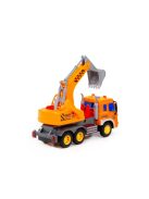 Polesie Toys  exkavátoros teherautó City SÁRGA