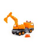 Polesie EXCAVATOR 2in1 teherautó és homlokrakodó NARANCS