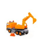 Polesie EXCAVATOR 2in1 teherautó és homlokrakodó NARANCS