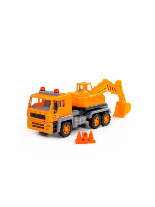 Polesie EXCAVATOR 2in1 teherautó és homlokrakodó NARANCS