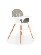 GELATO fa etetőszék 2in1 SZÜRKE