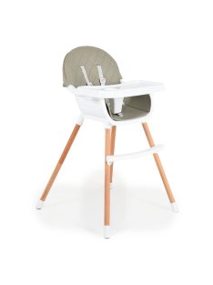 GELATO fa etetőszék 2in1 SZÜRKE