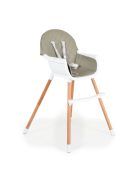 GELATO fa etetőszék 2in1 SZÜRKE