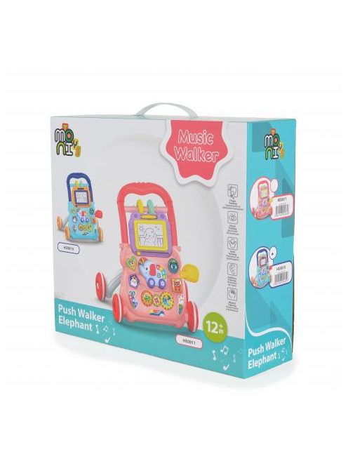 MUSIC WALKER járássegítő elefántos KÉK