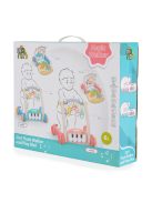 MONI MUSIC WALKER 2in1 járássegítő+játszószőnyeg PINK