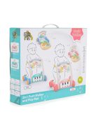 MONI MUSIC WALKER 2in1 járássegítő+játszószőnyeg PINK