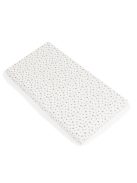 CLASSICO szivacsmatrac 9cm 120x60cm textil huzat FEHÉR csillagos