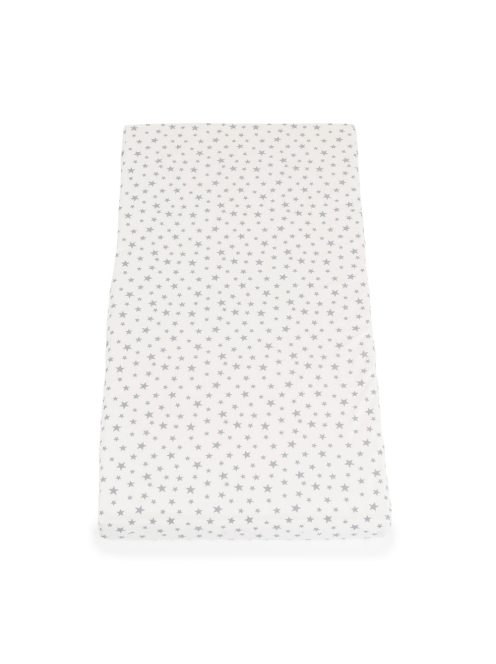 CLASSICO szivacsmatrac 9cm 120x60cm textil huzat FEHÉR csillagos